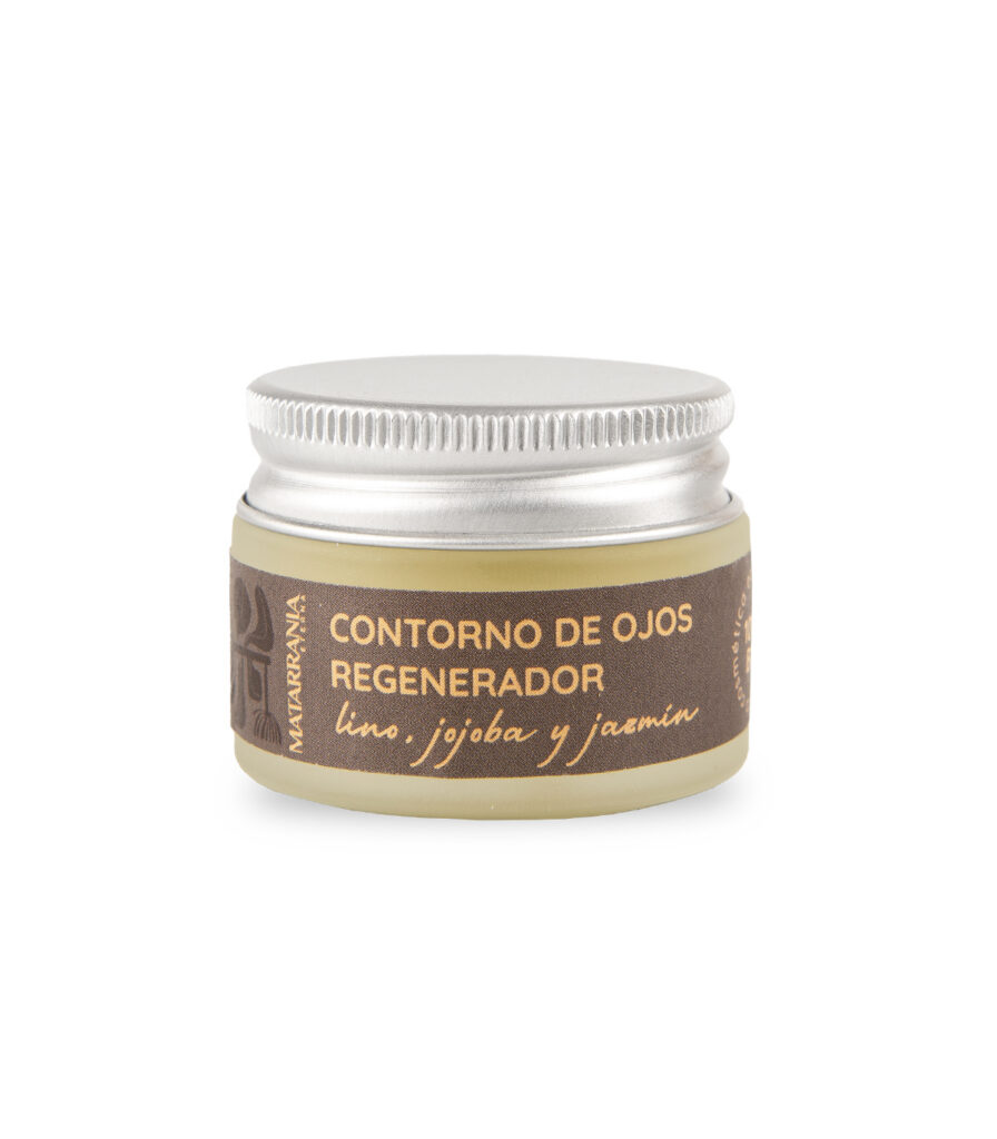 Contorno de ojos regenerador bio | Lino, jojoba y jazmín | 15ml