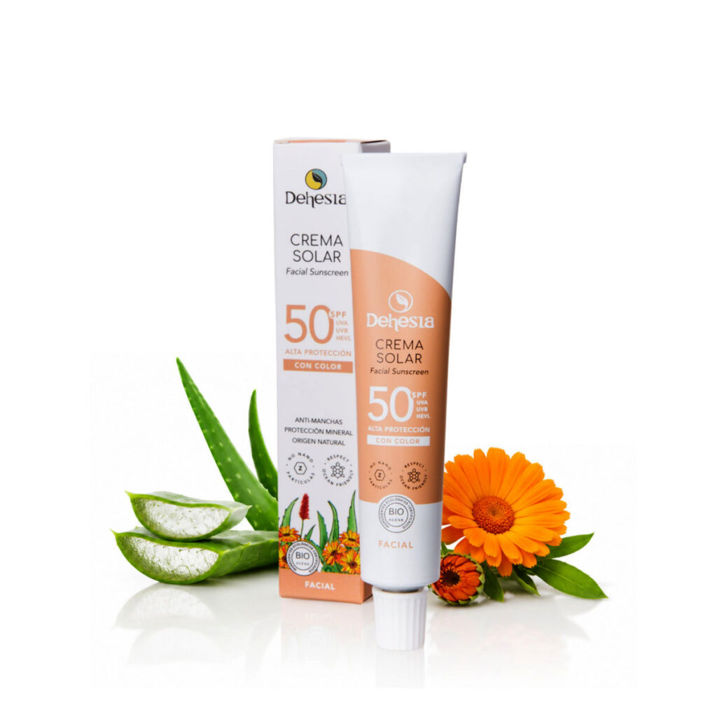Crema solar facial SPF50 mineral bio | Color invisible | 30ml