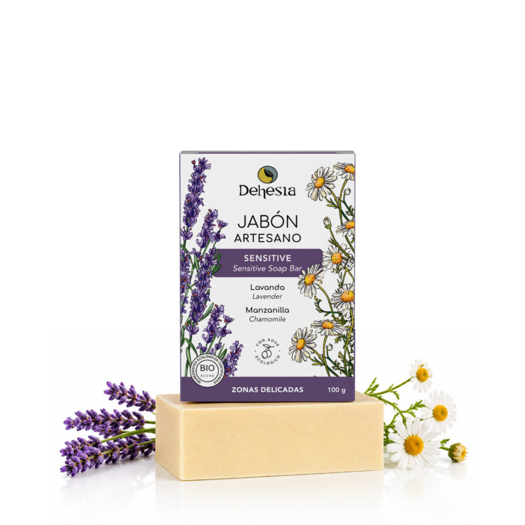 Jabón artesano sensitive bio | Zonas delicadas e higiene íntima | 100g
